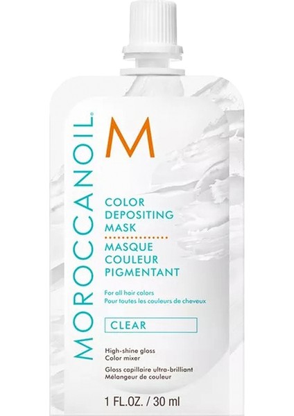 Color Depositing Mask Clear Mini Pastelleştirici ve Parlaklık Veren Saç Maskesi 30 ml