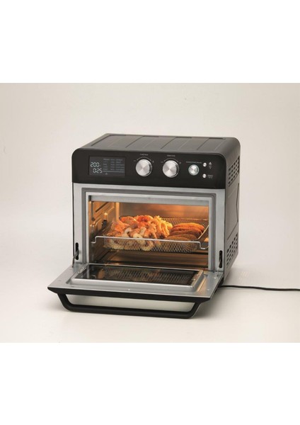 MOA25.600BK Siyah Multifonksiyonel Air Fryer + Mini Fırın indirimleri