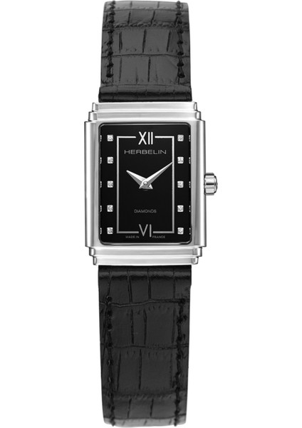 Art Deco 1925’S 17577AP84 Pırlantalı Çelik Kadın Kol Saati