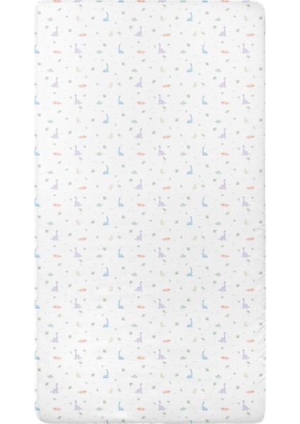 Dino Organik Pamuk Saten Bebek Çocuk Lastikli Çarşaf Seti 70 x 140 cm fiyatları