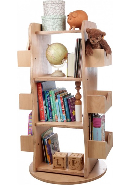 Ahşap Kayın Ağacı 104X56 cm Kütüphane