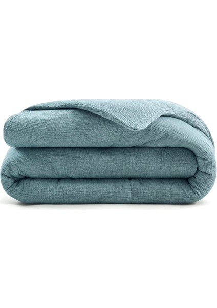 Koza Koyu Yeşil %100 Pamuk Çift Kişilik Nevresim Kılıfı 200 x 220 cm