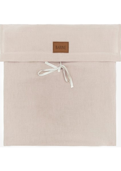Frill Bej Keten Çift Kişilik Nevresim Kılıfı 200 x 220 cm fiyatları
