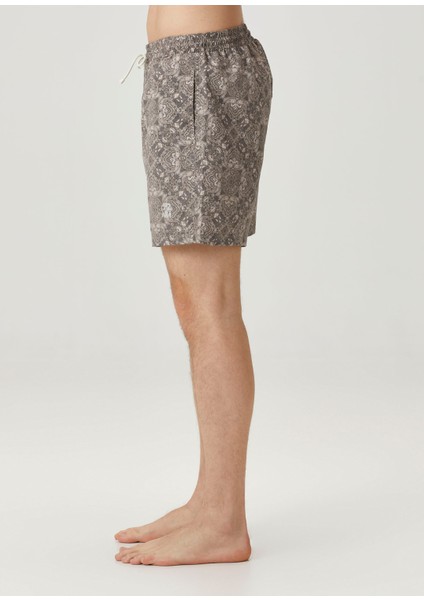 Kahverengi Şal Desenli Mayo modelleri