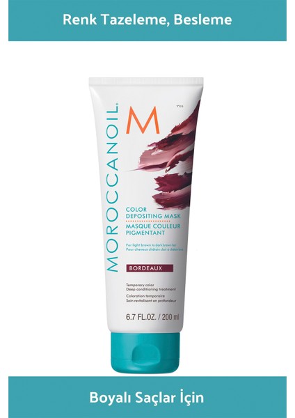 Color Depositing Bordeaux Renk Tazeleyici Saç Maskesi 200 ml fırsatları