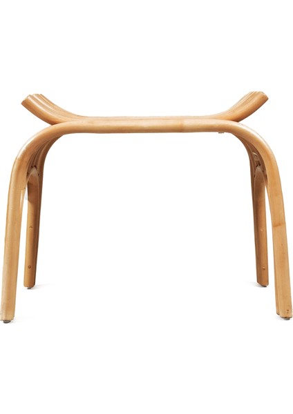 Sanur Kahverengi Rattan Tabure