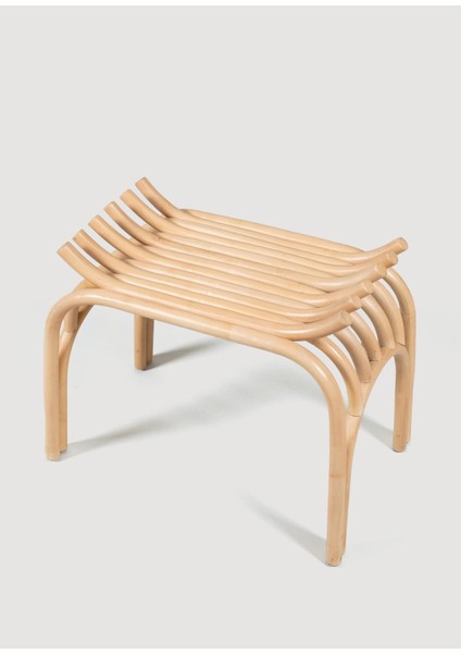 Sanur Kahverengi Rattan Tabure modelleri