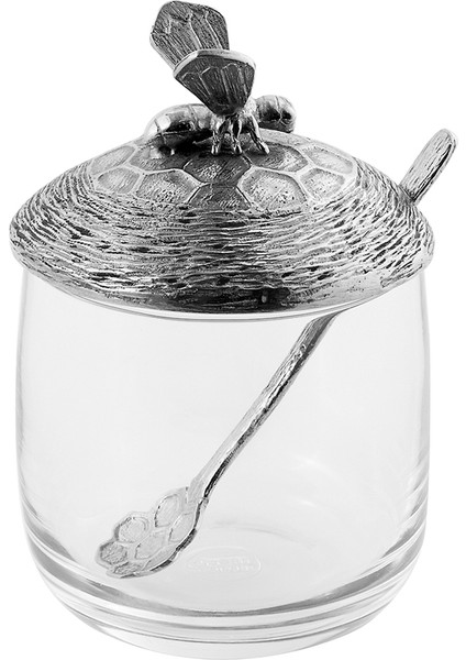 Cam Kalay Detaylı Kaşıklı Ballık 7 x 9 cm