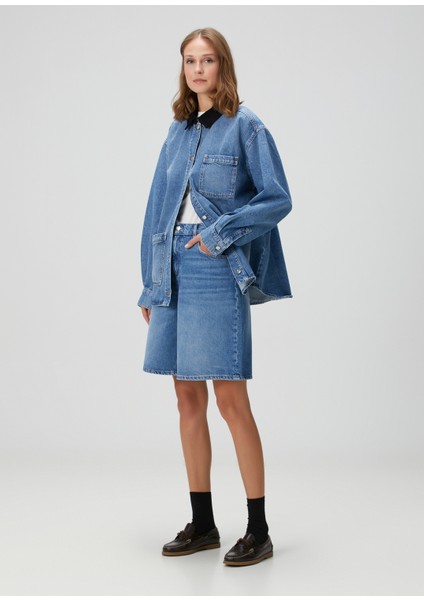 Biblue Mavi Denim Ceket fiyatları