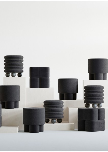 Bombs Siyah Bukle Puf fiyatları