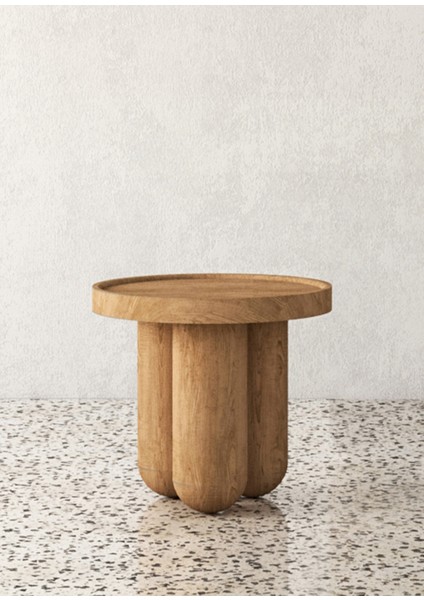 Ahşap Mantar Sehpa 2'li Set modelleri