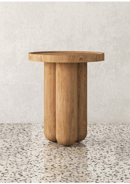 Ahşap Mantar Sehpa 2'li Set fırsatları