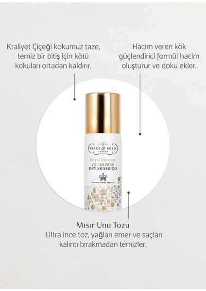 Royal Blossom Hacimlendirici Kuru Şampuan 50 ml