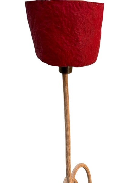 Beige Dot Kırmızı Sarkıt Avize modelleri