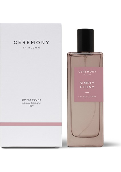 Simply Peony Eau De Cologne Kolonya 50 ml