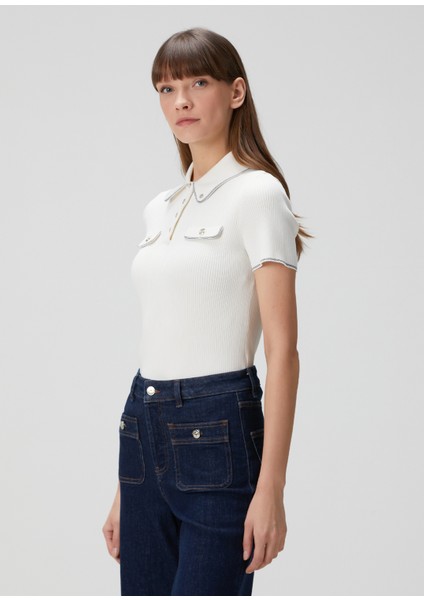 Ekru Polo Triko modelleri