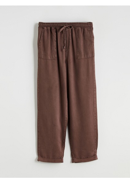 Yeni Sezon Beli Lastikli Carrot Fit Kadın Jean Pantolon indirimleri