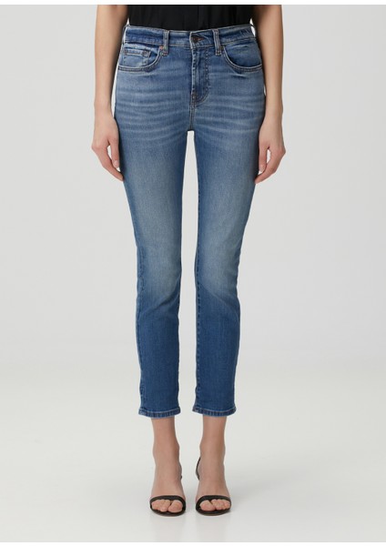 Relaxed Skinny Mavi Jean Pantolon fiyatları