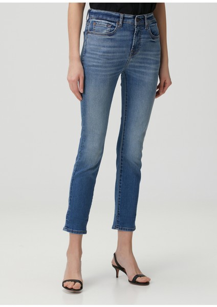 Relaxed Skinny Mavi Jean Pantolon modelleri