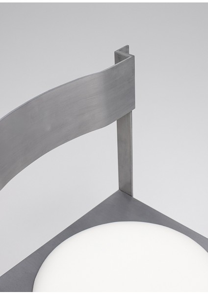 Strut Gümüş Rengi Metal Yemek Odası Sandalyesi indirimleri