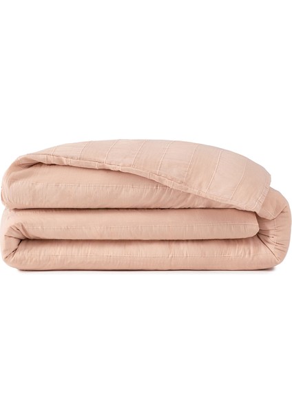 Luna Pembe %100 Pamuk Çift Kişilik Nevresim Kılıfı 200X220