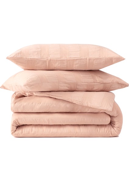 Luna Pembe %100 Pamuk Çift Kişilik Nevresim Kılıfı 200X220 fiyatları