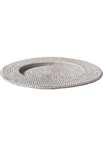 Beyaz 2li Geniş Rattan Supla