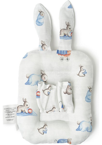 Bébé Lapin Müslin Bebek Emzirme Yastığı fiyatları