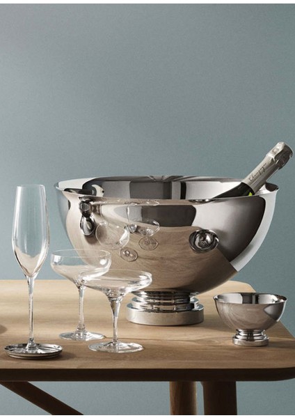 Manhattan Silver Yuvarlak Formlu Çelik Buz Kovası fiyatları