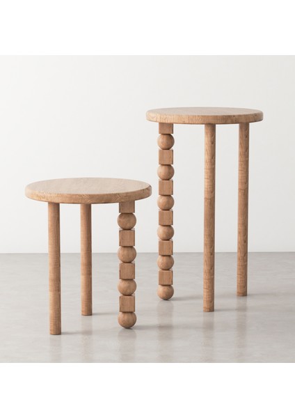 Abacus Ahşap 2'li Yan Sehpa fiyatları