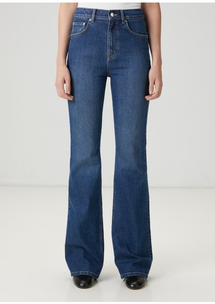 Mavi Taşlı Slouchy Jean Pantolon indirimleri