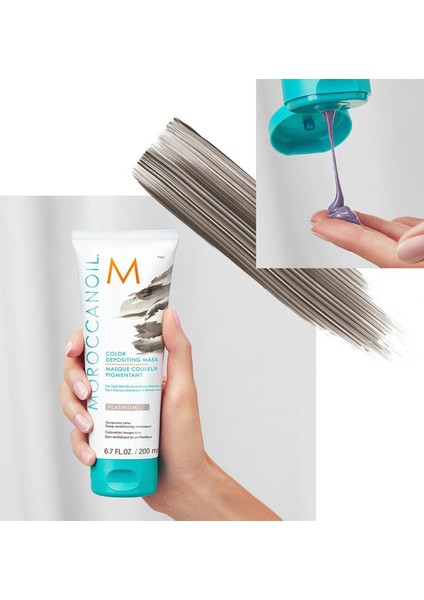 Color Depositing Platinum Renk Tazeleyici Saç Maskesi 200 ml fiyatları