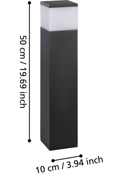 Park 5 Antrasit Alüminyum Dış Mekan Bahçe Topraklı Priz Aydınlatması fiyatları