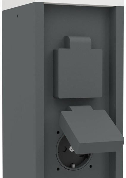 Park 5 Antrasit Alüminyum Dış Mekan Bahçe Topraklı Priz Aydınlatması fırsatları