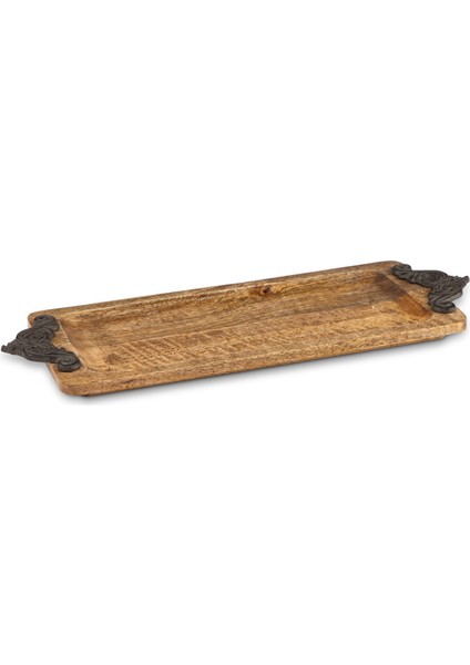 Wood Naturel Ahşap Servis Tepsisi