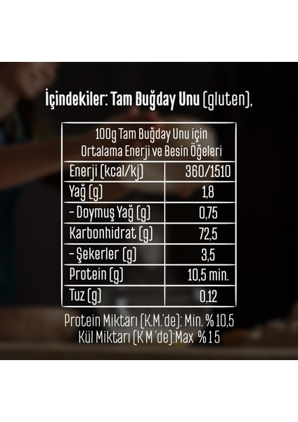 Tam Buğday Unu 1 kg