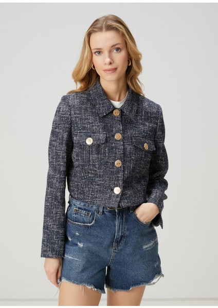 Lacivert Tweed Ceket fırsatları