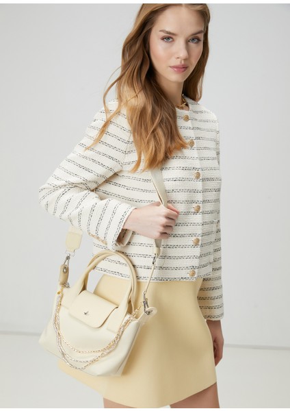 Ekru Tweed Ceket fırsatları