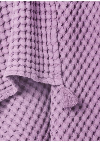 Lila Organik Pamuk Waffle Çocuk Odası Pike Örtü 160 x 220 cm indirimleri