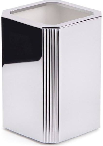 Krom Renk Tezgah Üstü Banyo Diş Fırçalığı