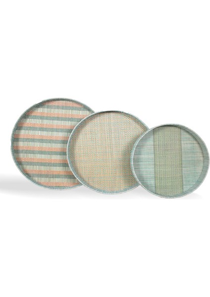 Wo Yuvarlak Tepsi Seti