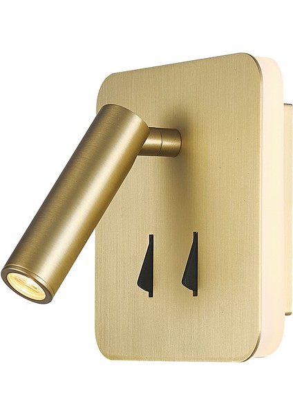 Cayman 2 Satin Gold Metal Aplik