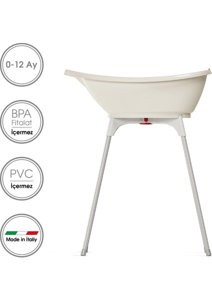 Bella Çift Yönlü 0-12 Ay Beyaz Banyo Küveti ve Küvet Taşıyıcı fiyatları