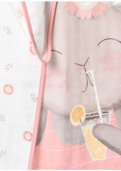 Loulou Organik Pamuk Biyeli Çift Taraflı Kız Bebek Müslin Battaniye indirimleri