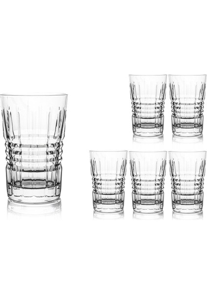 Rendez Kristal 6'lı Şeffaf Bardak