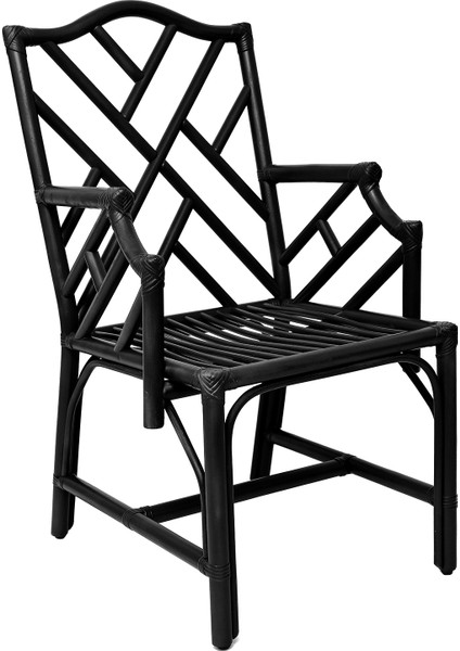 Classy Siyah Bambu Ağacı Berjer