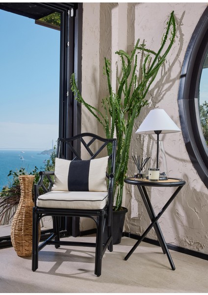 Classy Siyah Bambu Ağacı Berjer