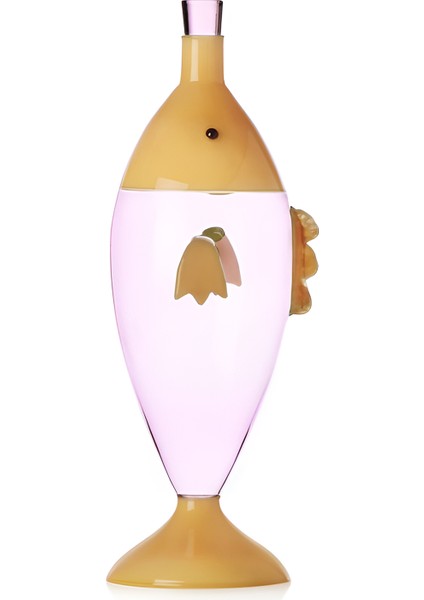 No:2 Balık Formunda Tıpalı Cam Şişe