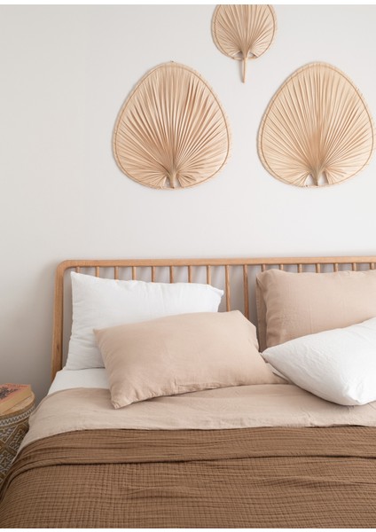 Linen Gauze Bison Keten Yatak Örtüsü Pike 200X220 cm modelleri