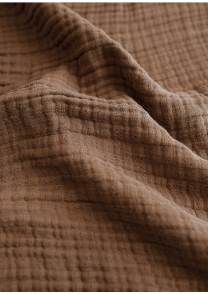 Linen Gauze Bison Keten Yatak Örtüsü Pike 200X220 cm fırsatları
